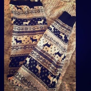 Thick Knit Nordic Leggings Size Small